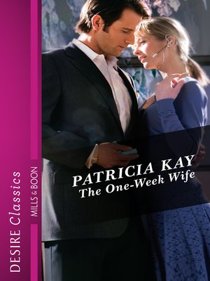 cover image of The One-Week Wife